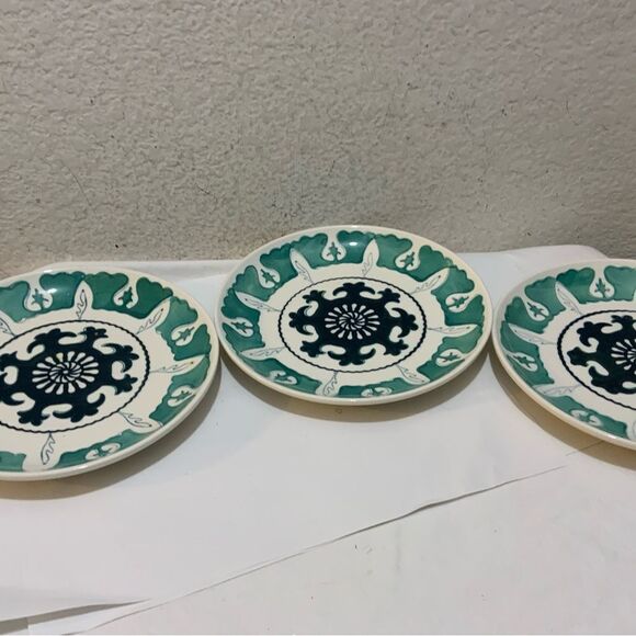 THRESHOLD Stoneware TARGET "KEIRA" Plates 8.5” Set Of 3 G18 - Picture 1 of 9